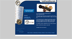 Desktop Screenshot of lostfoundkey.com