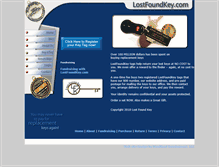 Tablet Screenshot of lostfoundkey.com